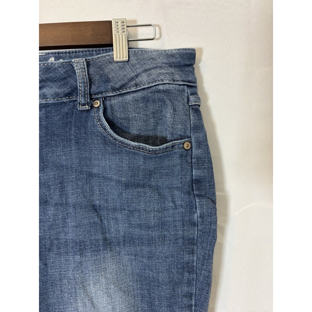 Women's Wranglers Jeans Straight Leg Cowgirl Preppy 11x32 1009MWTMS Spandex - Picture 3 of 15